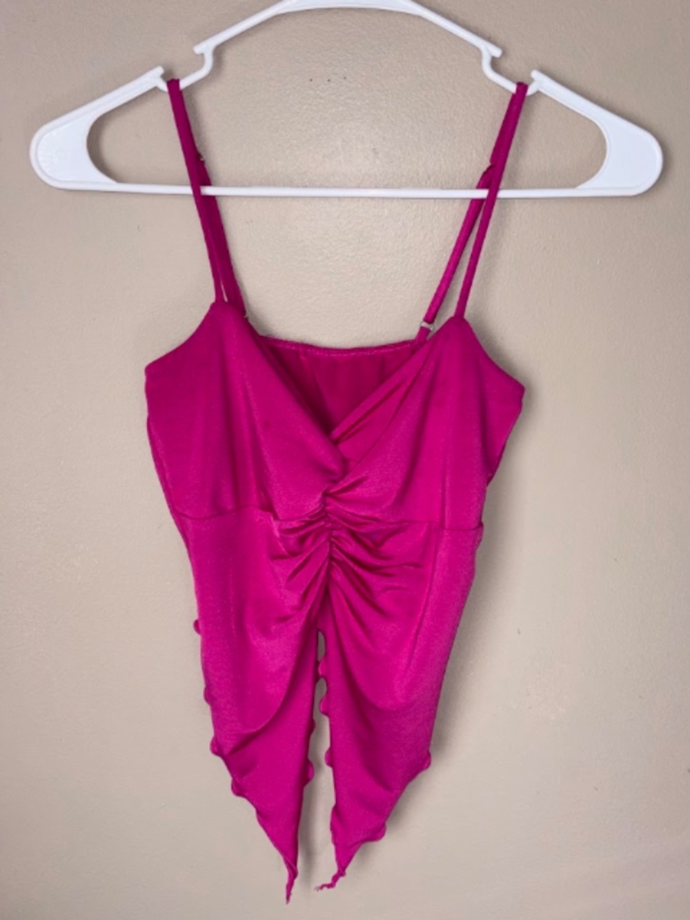 Hot Pink Going Out Top